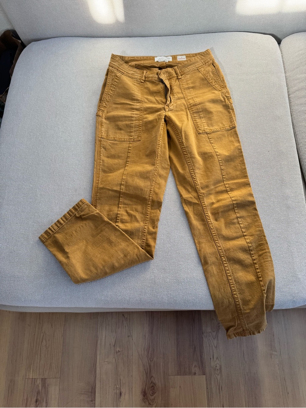 Anthropologie Mustard Pants